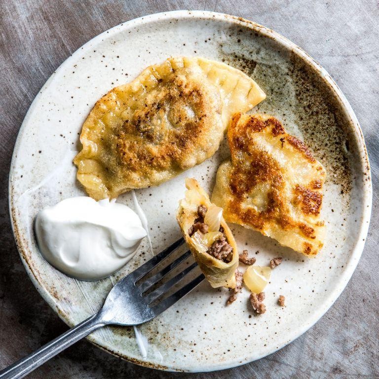 Beef and Onion Perogies