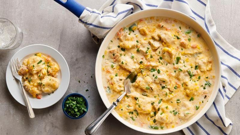 Cheesy Chicken and Dumplings