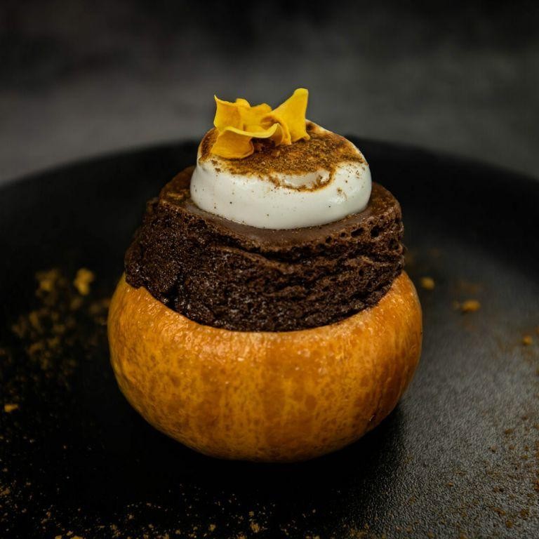 Chocolate Pumpkin Casserole Souffle