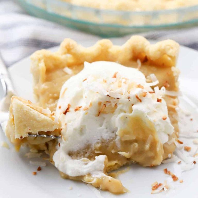 Coconut Butterscotch Deluxe Pie