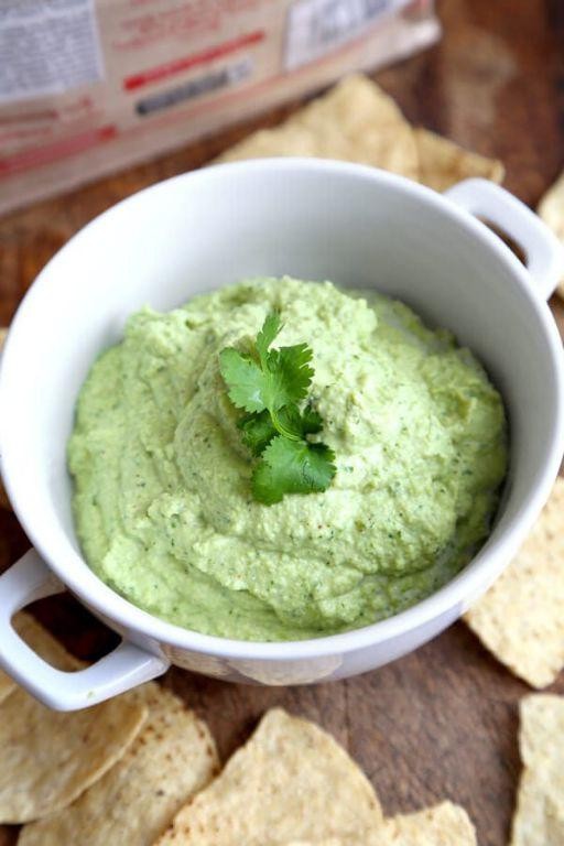 Curry Infused Cilantro Edamame Hummus