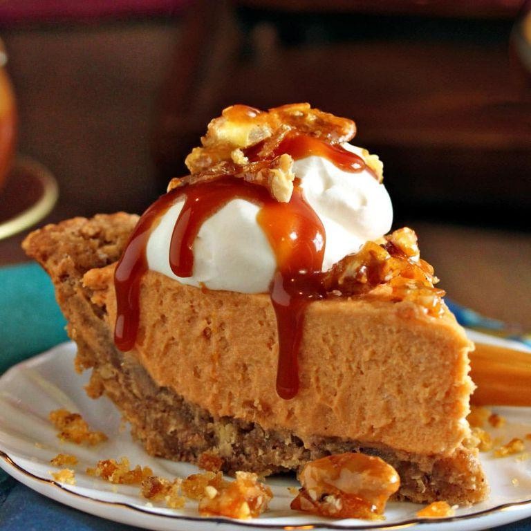 Espresso Infused Butterscotch Deluxe Pie