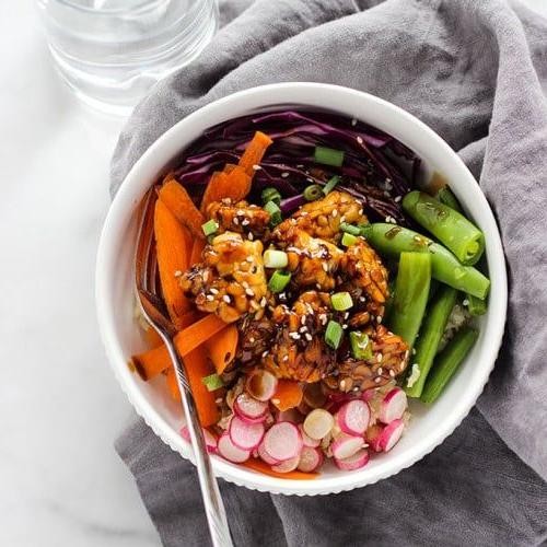 Gluten Free Teriyaki Tempeh Bowl