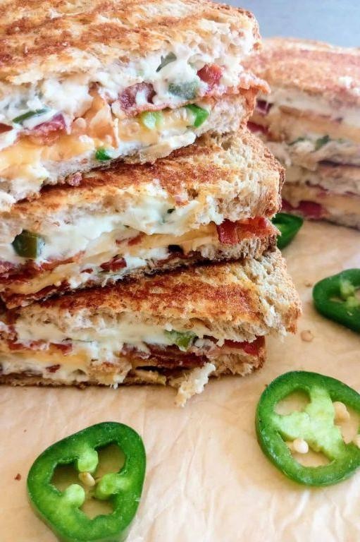 Grilled Cheese with Raspberry Jalapeno Jelly