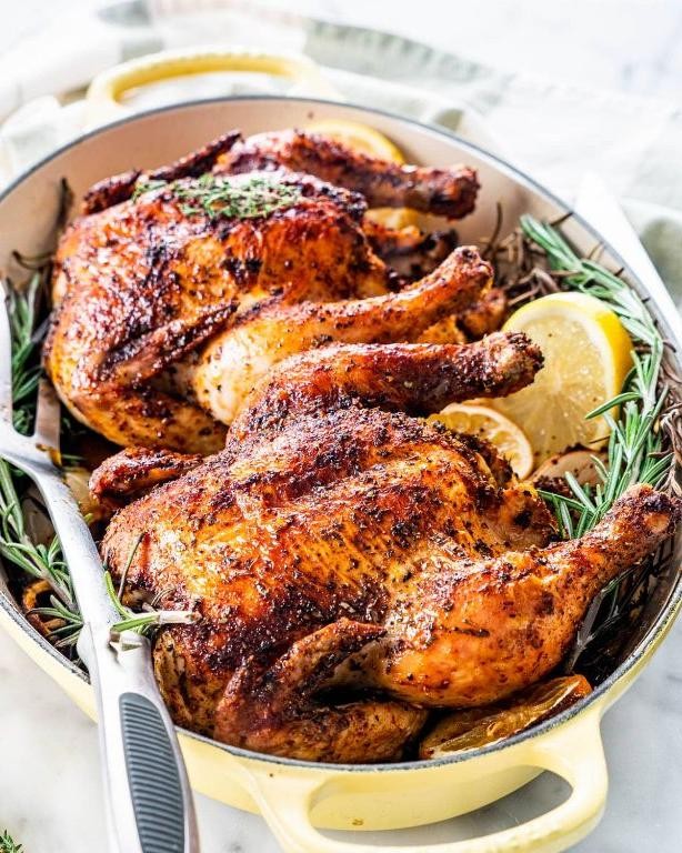Herb-Roasted Slow Cooker Cornish Hens