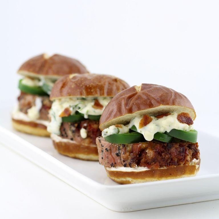 Jalapeno Popper Pork Tenderloin Sliders