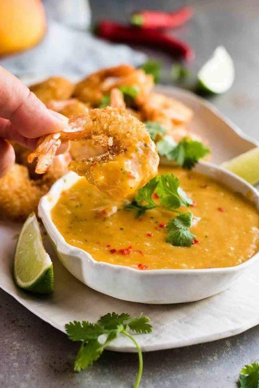 Mango Habanero Tropical Shrimp Dipping Sauce