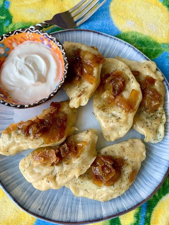 Mushroom and Sauerkraut Perogies