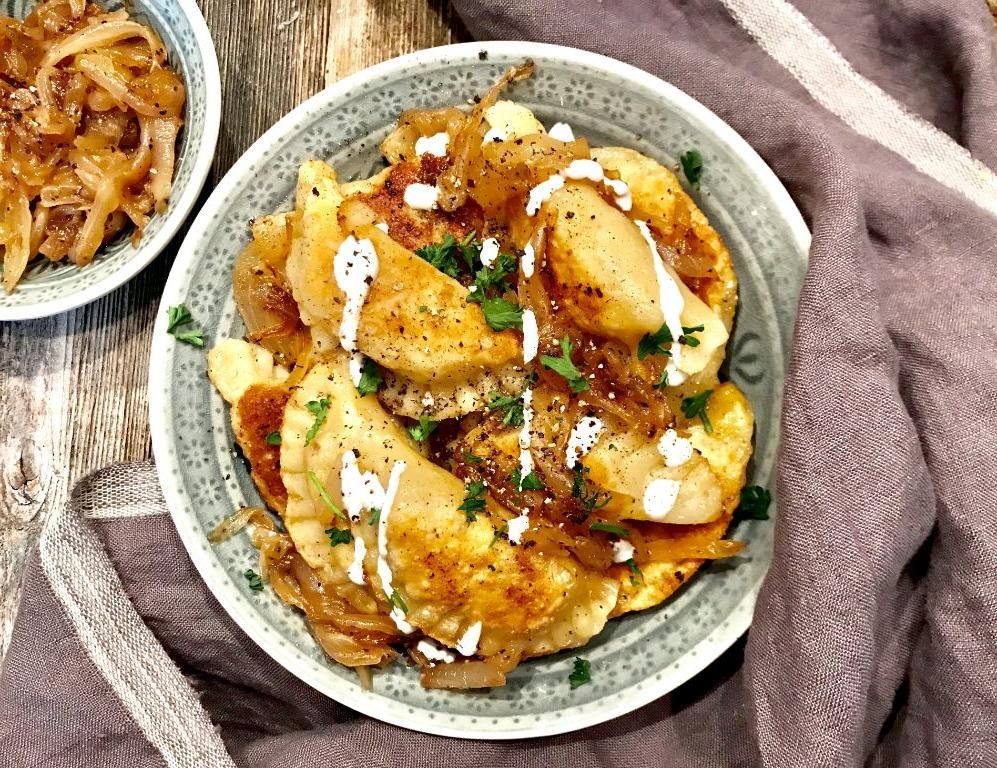 Savory Bacon and Onion Perogies