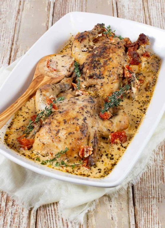 Slow Cooker Cornish Hens with Herb Butter