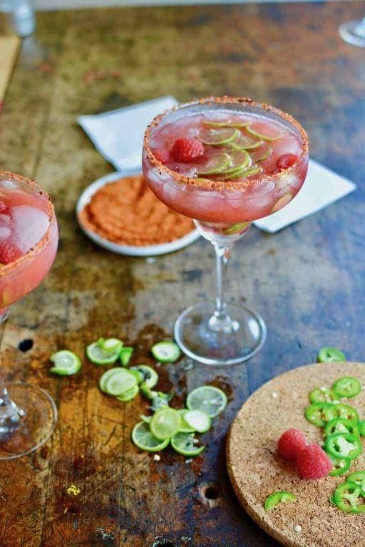 Spicy Raspberry Jalapeno Jelly Margarita